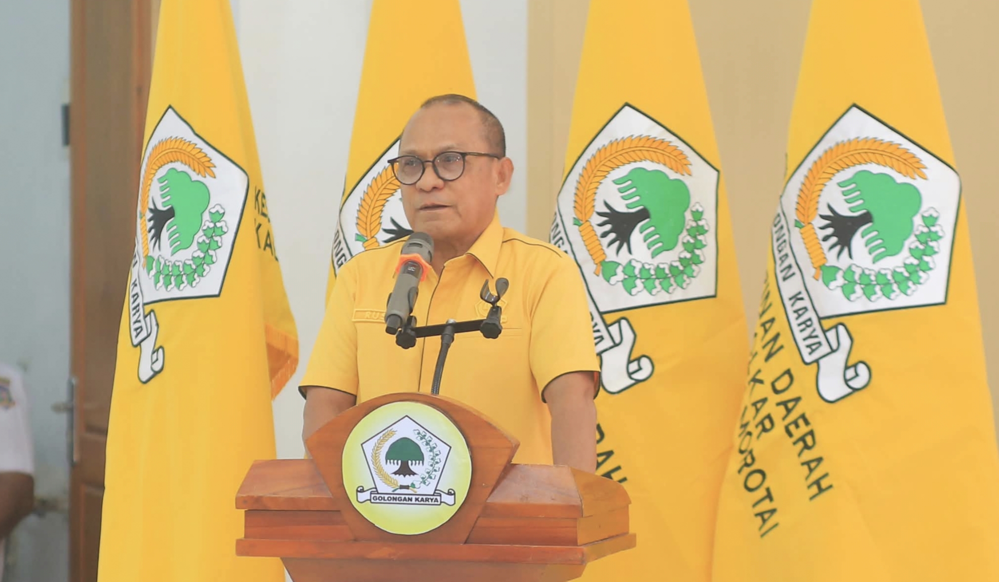 Musda ke-V Tetapkan Rusli Sibua Pimpin Golkar Morotai